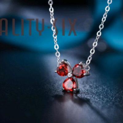 珊瑚紅水晶銀飾鏈 容大珠寶匠心打造，點(diǎn)亮頸間優(yōu)雅風(fēng)情